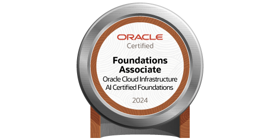 Oracle Cloud Infrastructure 2024 Certified AI Foundations Associate